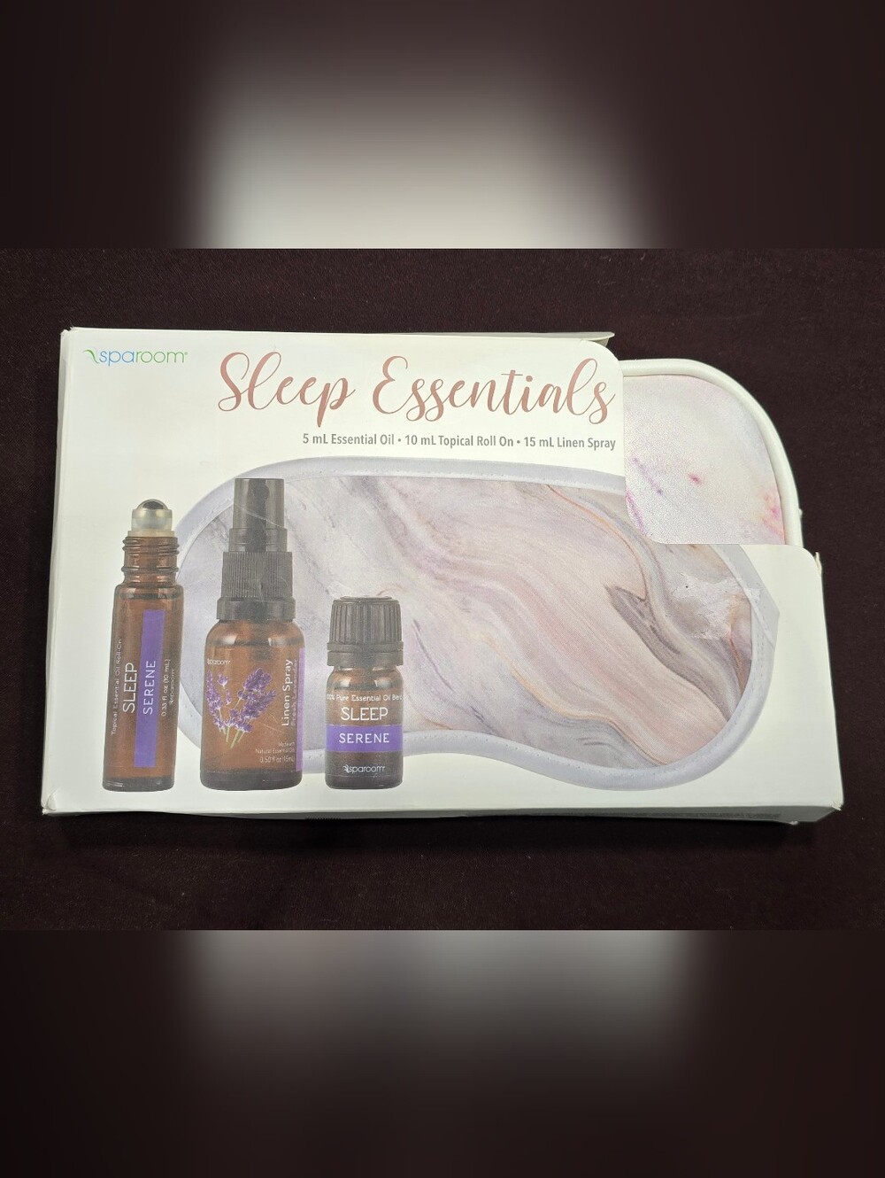 Sleep Essentials Essential Oil Kit with Eye Mask - Lavender Accents